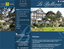 Tablet Screenshot of en.bellevue-hotel.fr