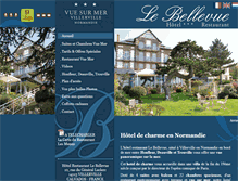 Tablet Screenshot of bellevue-hotel.fr