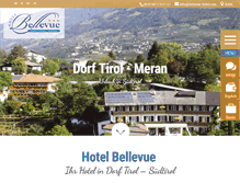 Tablet Screenshot of bellevue-hotel.com